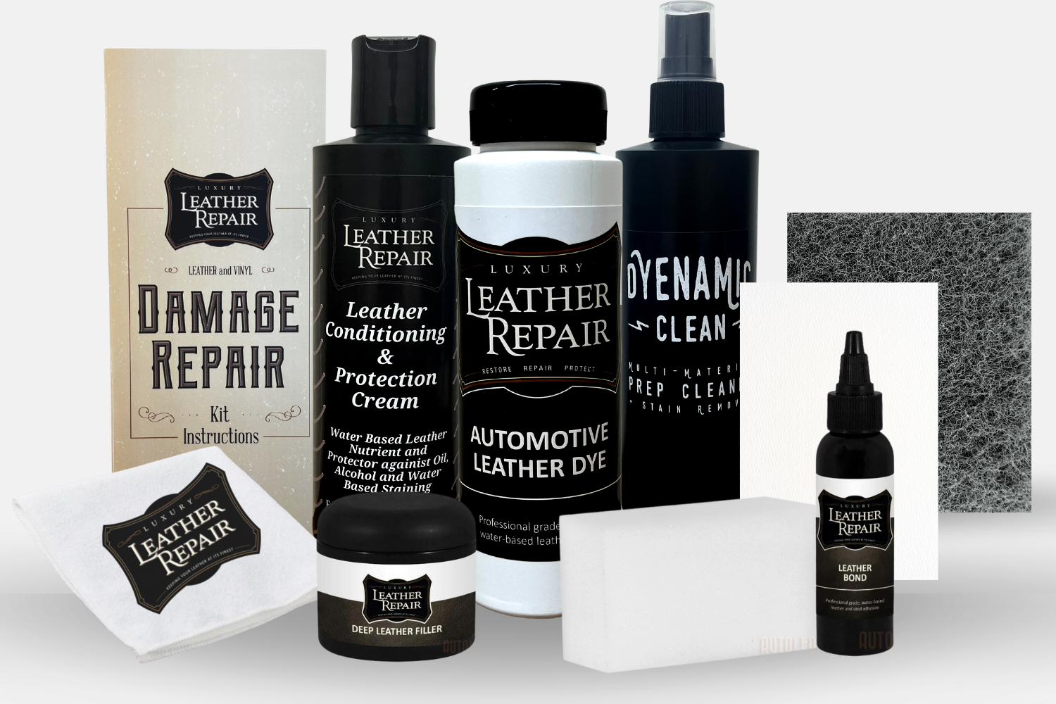 Restore It Leather or Vinyl Repair Kit That Includes 7 Mixable