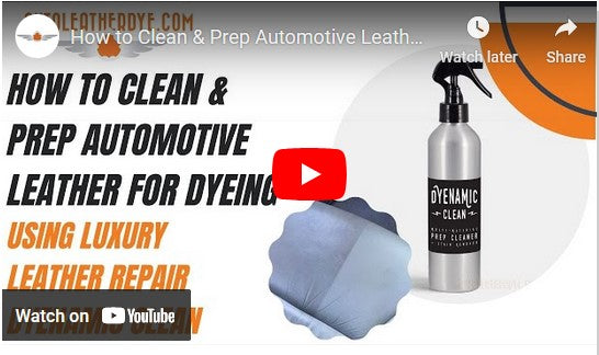 How to Clean and Prep your Automotive Leather