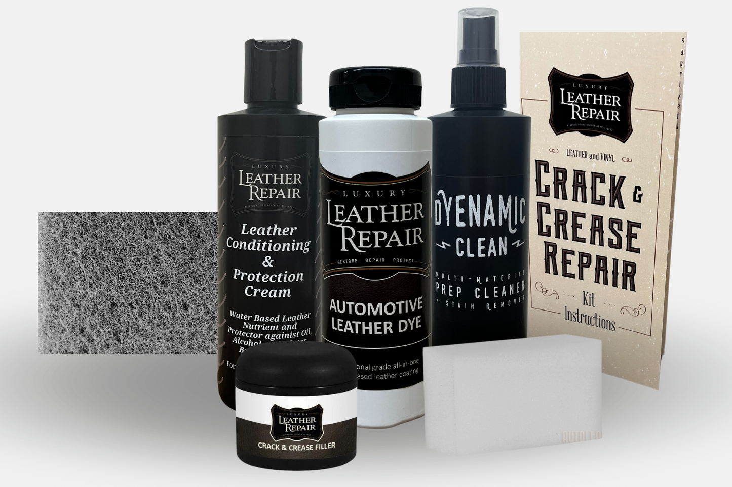 Automotive Leather & Vinyl Crack / Crease Repair Kit