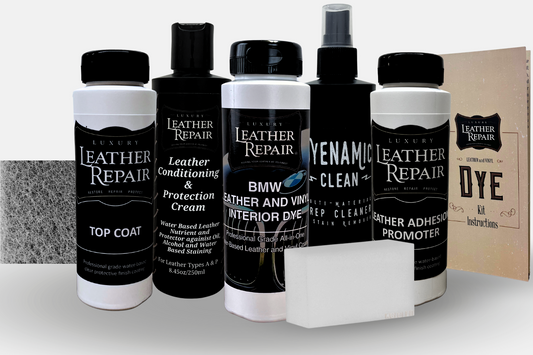 BMW Leather and Vinyl Interior Dye Kit for Color Changes - with BMW Soft Feel