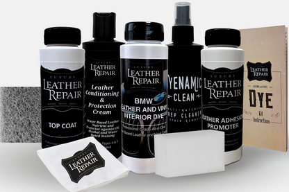 BMW Leather and Vinyl Interior Dye Kit for Color Changes - with BMW Soft Feel