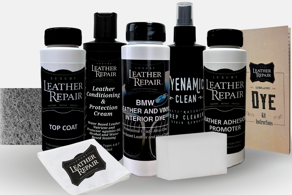 BMW Leather and Vinyl Interior Dye Kit for Color Changes with BMW So