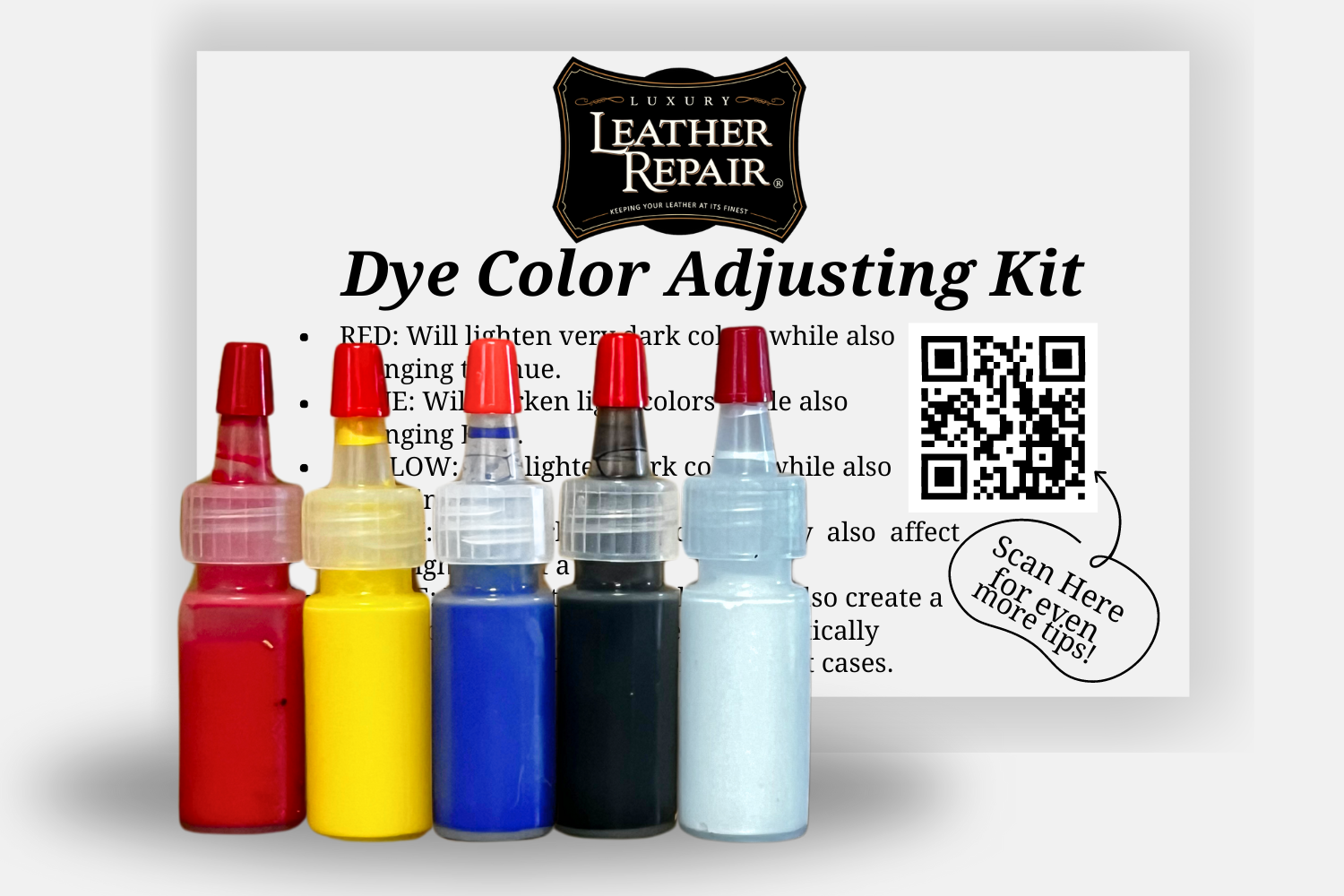 Leather Dye Repair Kits Auto Leather Repair Kits Auto Leather Dye