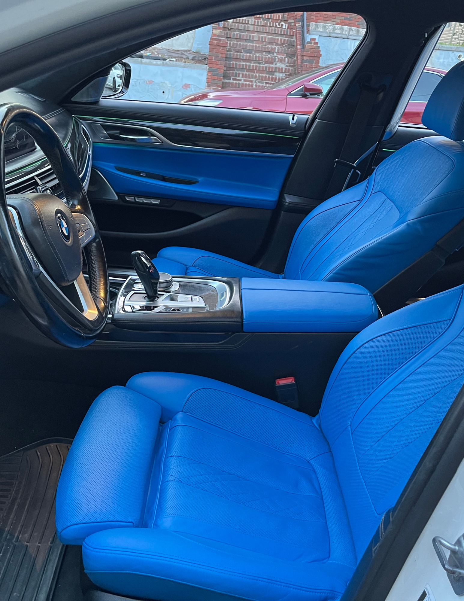 Red leather dye sales for car seats