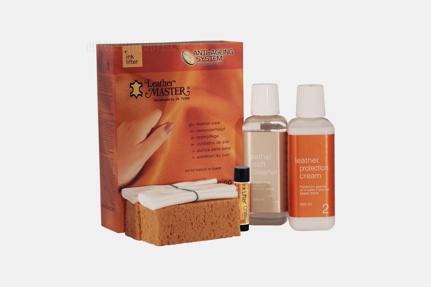Leather Master Maxi Cleaning Kit with Ink Away